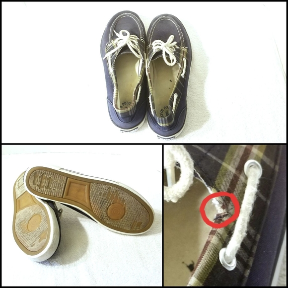 Polo Blue Franz Boat Shoes Size 12D in GUC A11 - Picture 7 of 7